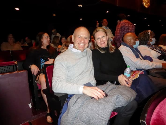 Neil Kearns disfrutó de Shen Yun en el Lincoln Center de Nueva York, el 6 de abril de 2025. (Frank Liang/The Epoch Times)