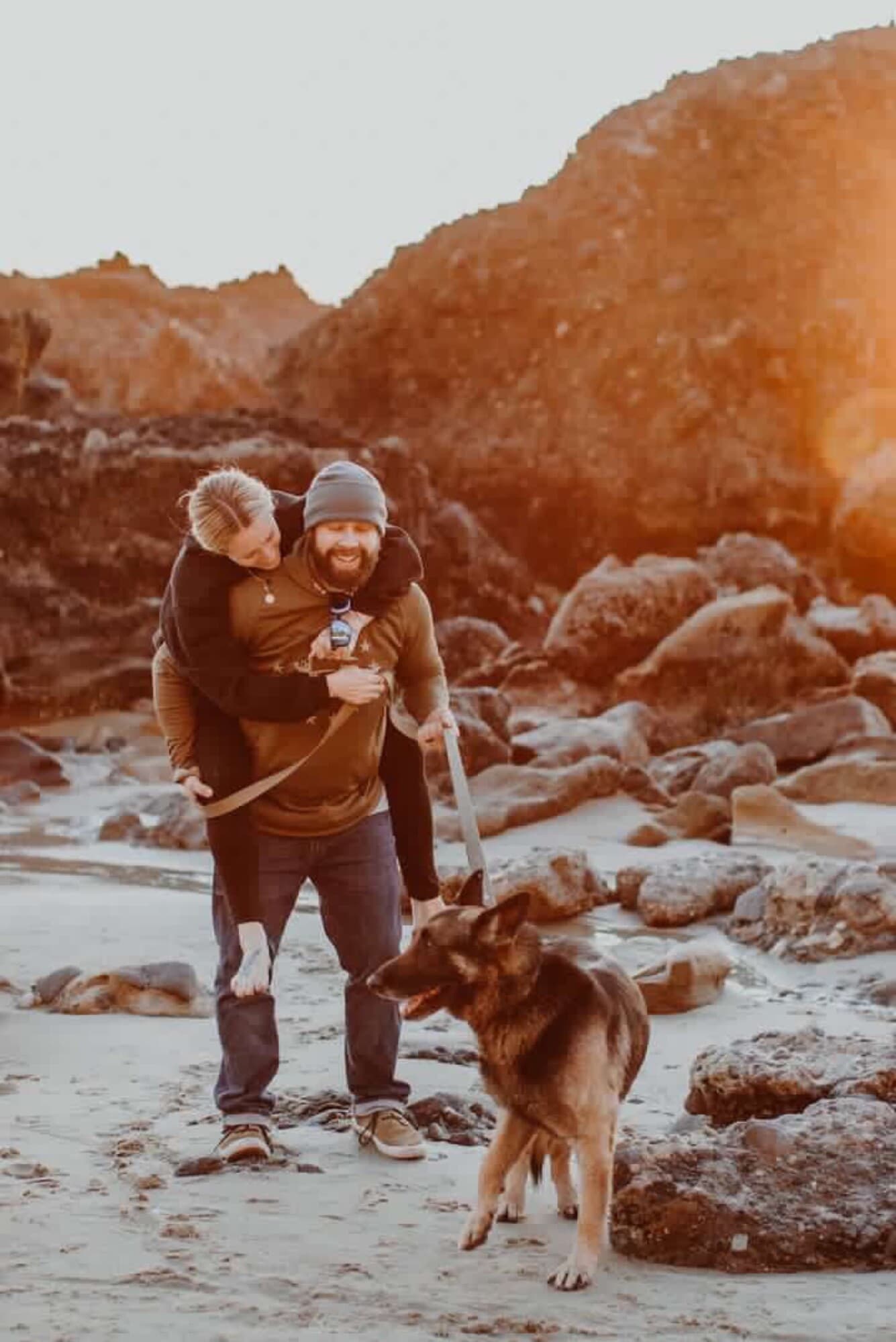 Cooper con la familia Bauer. (Cortesía de <a href="https://www.instagram.com/lillybumpus_giveforward/" target="_blank" rel="noopener">Trish Bauer</a>)