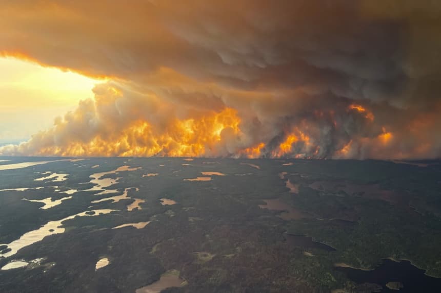 Humo de incendios de Canadá llega al noroeste de España sin riesgo para la salud
