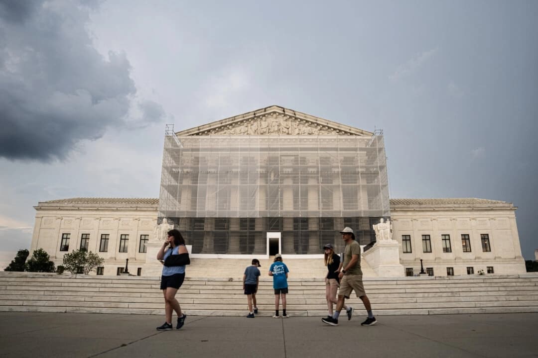 La Corte Suprema de Estados Unidos en Washington, el 25 de junio de 2025. (Madalina Kilroy/The Epoch Times)