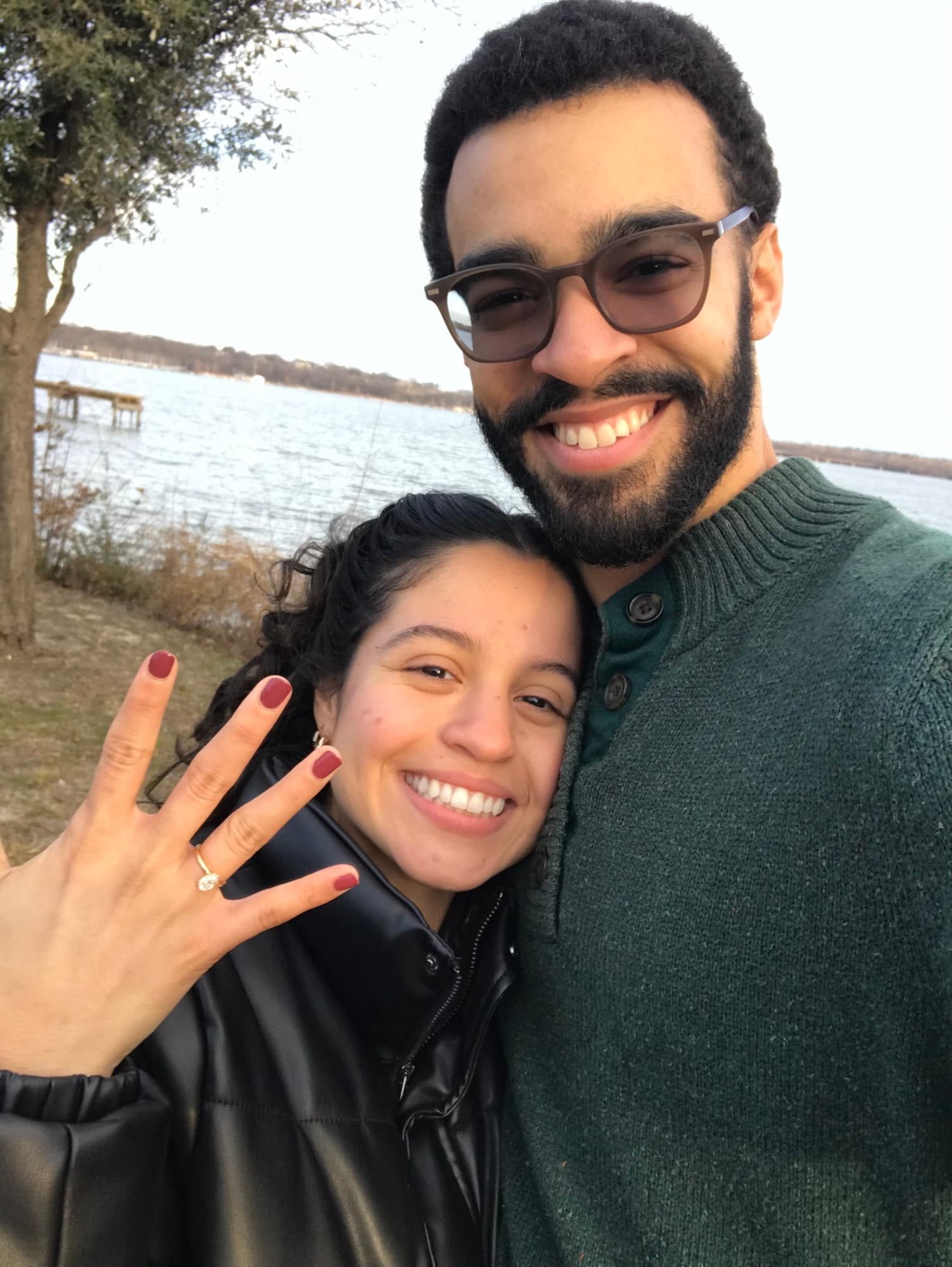 Eleazer y Keylin Akuchie se comprometieron en enero. (SWNS)