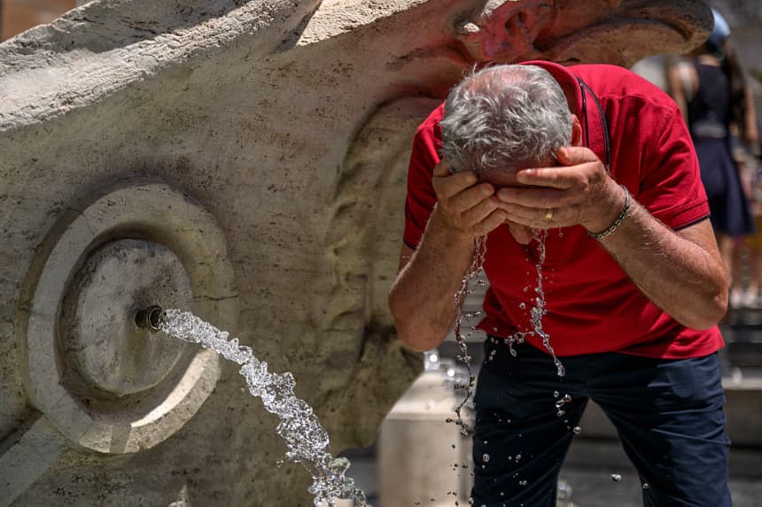 Ola de calor azota sur de Europa con temperaturas récord en Italia, que llegarán a 46º