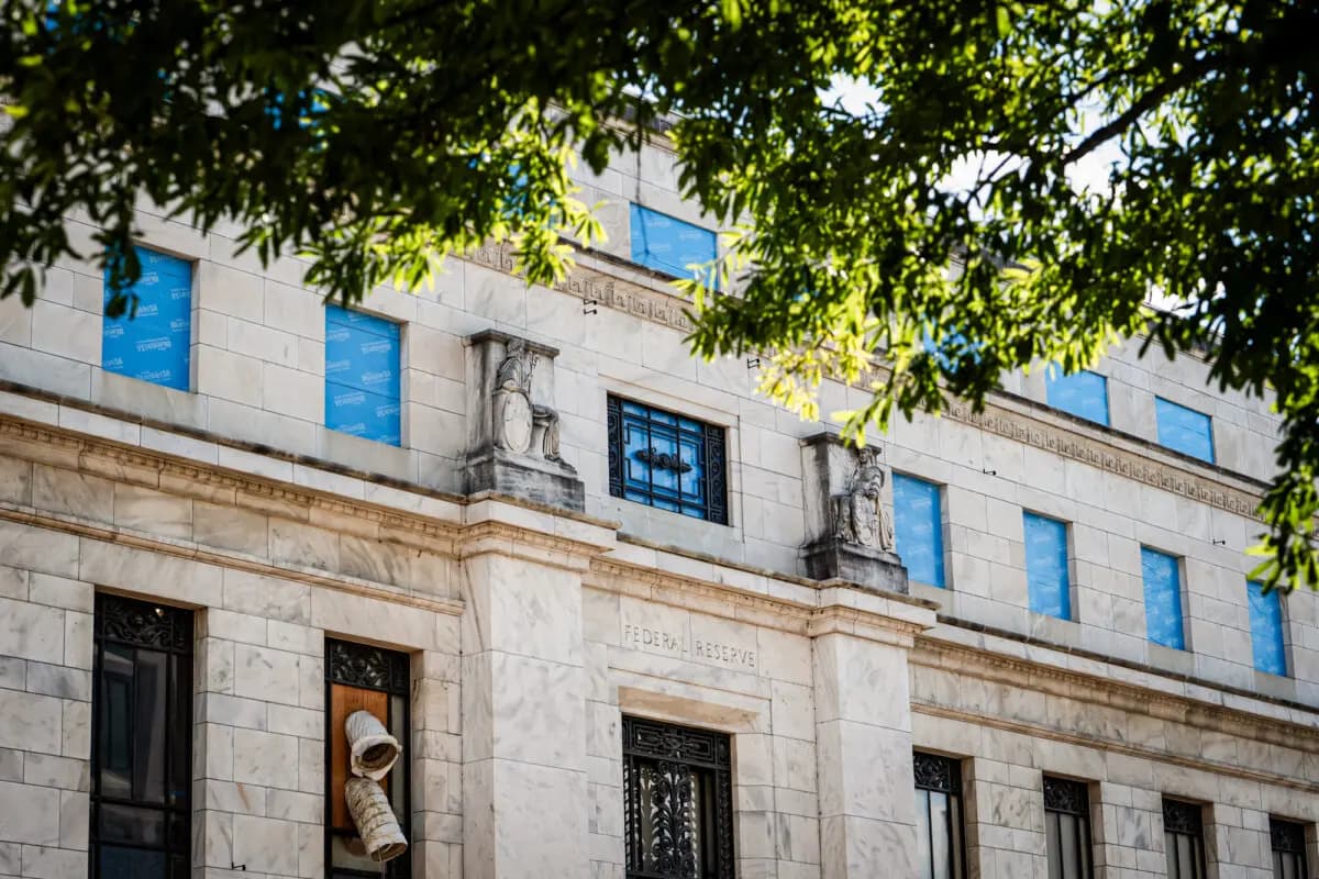 La Reserva Federal en Washington el 12 de agosto de 2024. (Madalina Vasiliu/The Epoch Times)