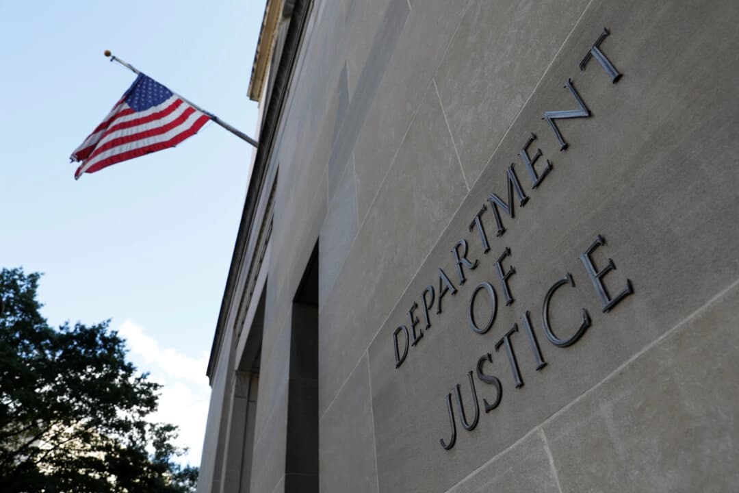 Sede del Departamento de Justicia en Washington el 29 de agosto de 2020. (Andrew Kelly/Reuters).