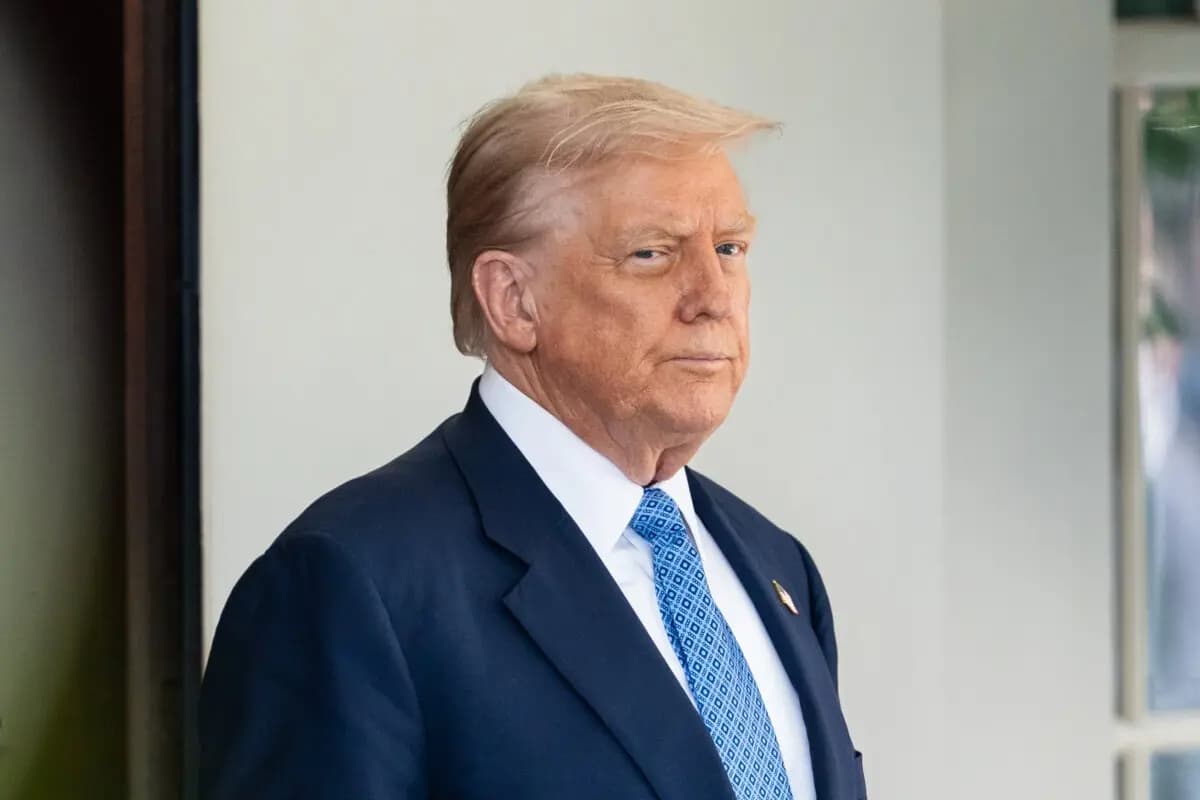El presidente Donald Trump en la Casa Blanca en Washington el 8 de agosto de 2025. Madalina Kilroy/The Epoch Times