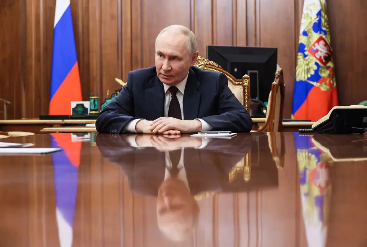 El presidente ruso Vladímir Putin en Moscú el 7 de julio de 2025. (Mikhail Metzel/POOL/AFP a través de Getty Images).