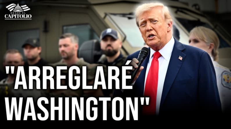 Trump sale a patrullar las calles de Washington DC