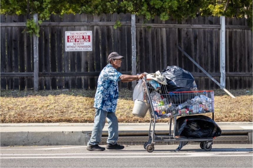 California empata con Luisiana en la tasa de pobreza más alta de EE. UU. en 2024