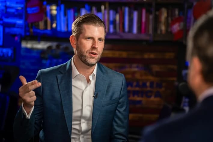 Exclusiva: Eric Trump relata los implacables ataques contra su padre y su familia