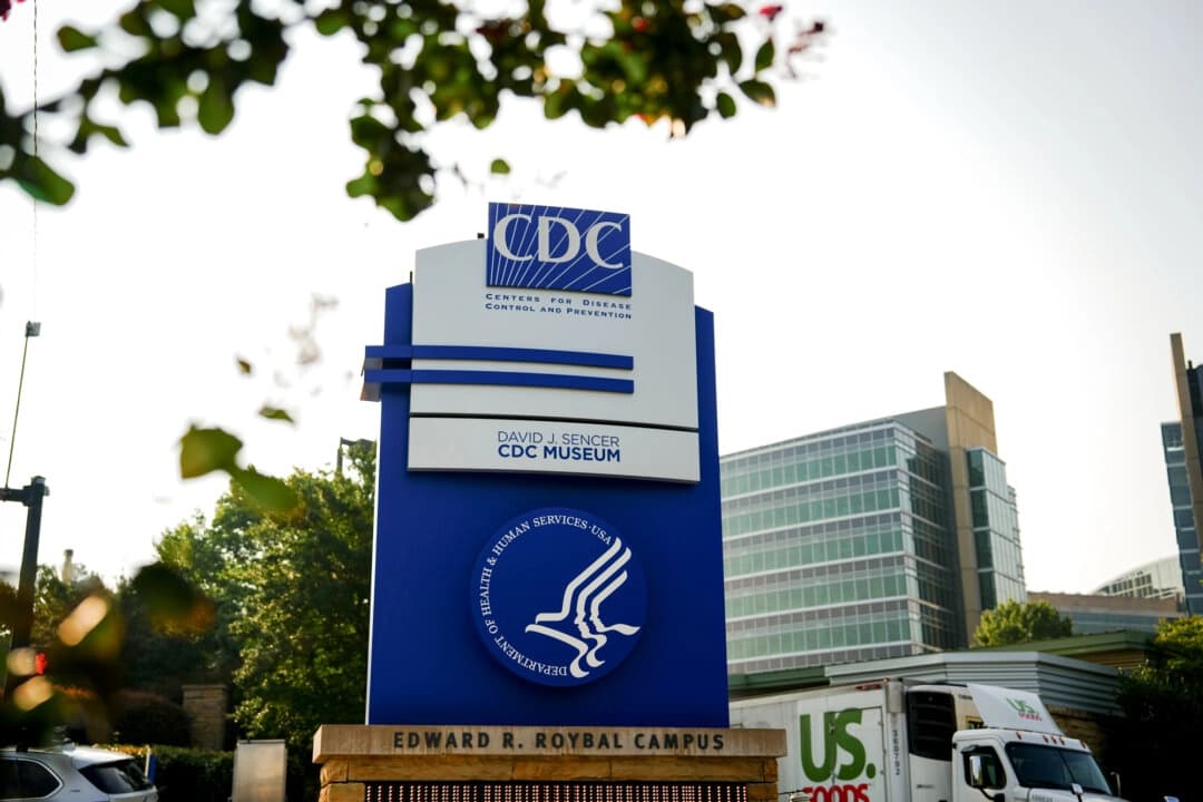 Sede de los Centros para el Control y la Prevención de Enfermedades (CDC) en Atlanta el 25 de agosto de 2023. (Madalina Vasiliu/The Epoch Times)
