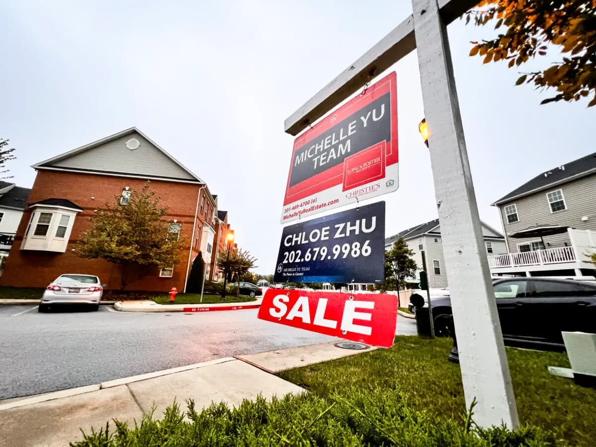 Casa en venta en Elkridge, Maryland, el 27 de septiembre de 2024. (Madalina Vasiliu/The Epoch Times)
