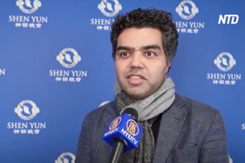 <em>Jayesh Vir, director de una empresa, Burdeos, Francia. (Cortesía de NTD)</em>
