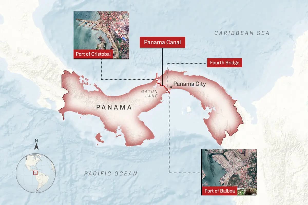 <em>(Ilustración de The Epoch Times, Google Earth, Shutterstock)</em>