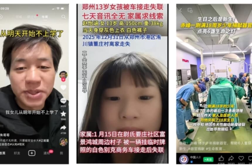 Padres chinos retiran sus hijos de escuelas por temor a la sustracción de órganos expuesta en Internet
