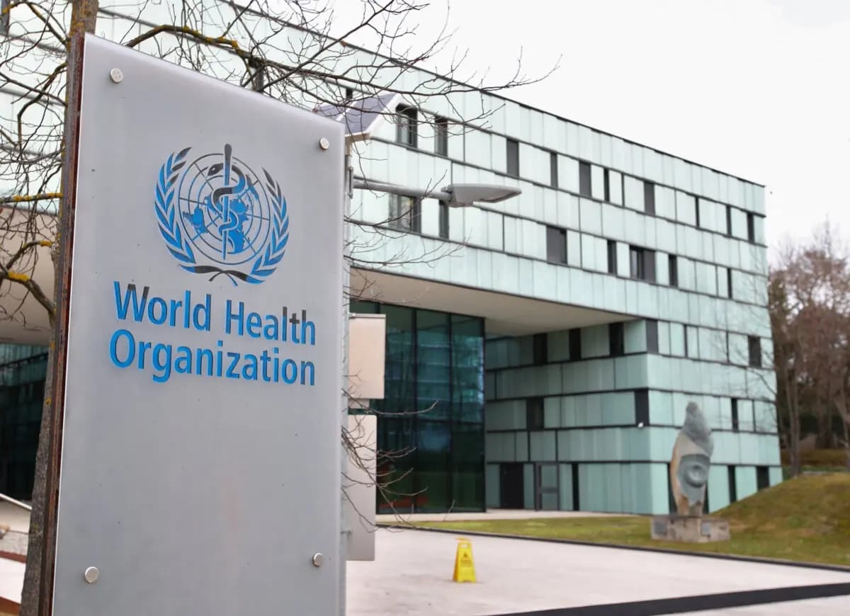 La Organización Mundial de la Salud (OMS) en Ginebra, Suiza, el 6 de febrero de 2020. (Denis Balibouse/Reuters)