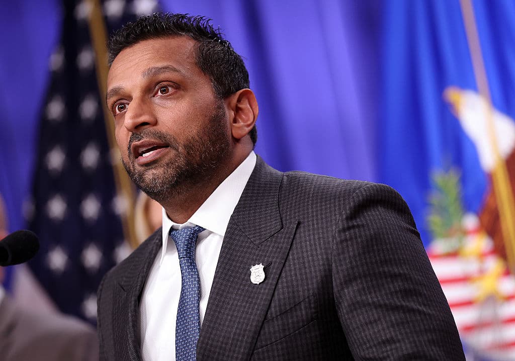 <em>El director del Buró Federal de Investigaciones (FBI), Kash Patel, pronuncia un discurso en el Departamento de Justicia el 6 de febrero de 2026 en Washington, D.C. (Foto de Kevin Dietsch/Getty Images)</em>