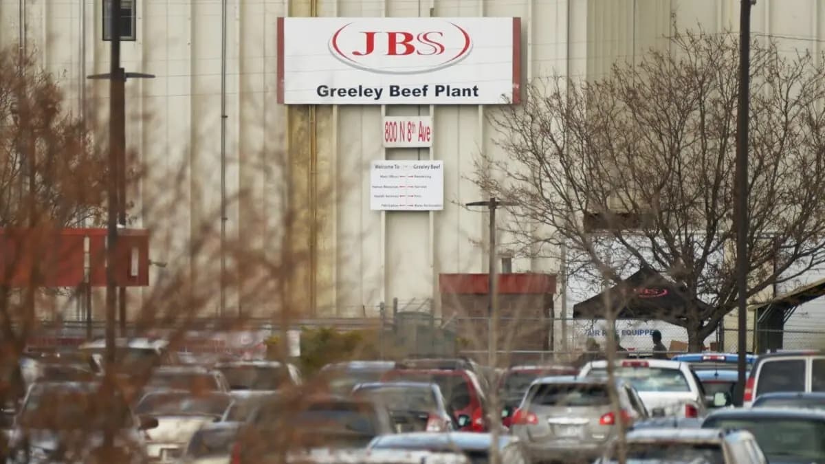 Planta de JBS en Greeley, Colorado. (Hyoung Chang/MediaNews Group para Denver Post a través de Getty Images).