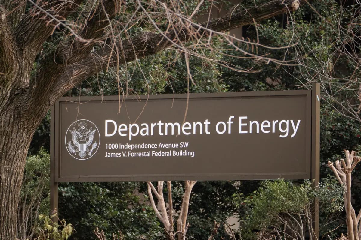 El Departamento de Energía en Washington el 17 de febrero de 2026. (Madalina Kilroy/The Epoch Times)