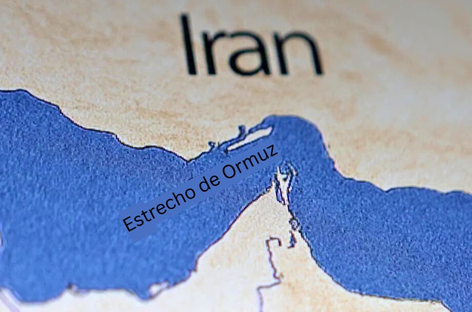 Un mapa muestra el estrecho de Ormuz. (Dado Ruvic/Ilustración/Reuters).