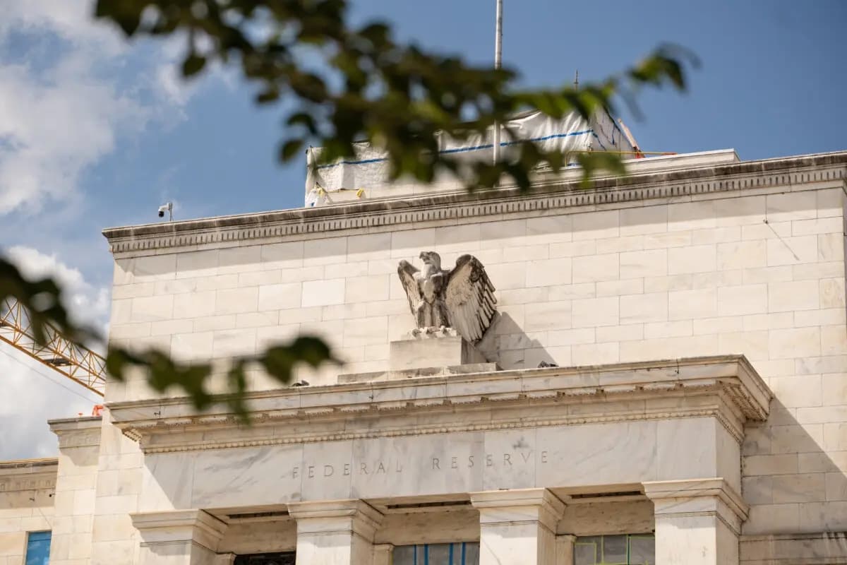La Reserva Federal en Washington el 21 de julio de 2025. (Madalina Kilroy/The Epoch Times)
