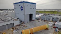 La NASA presenta una sección clave del cohete Artemis III