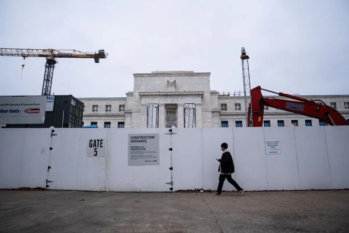 <em>La Reserva Federal en Washington el 6 de enero de 2026. (Madalina Kilroy/The Epoch Times).</em>