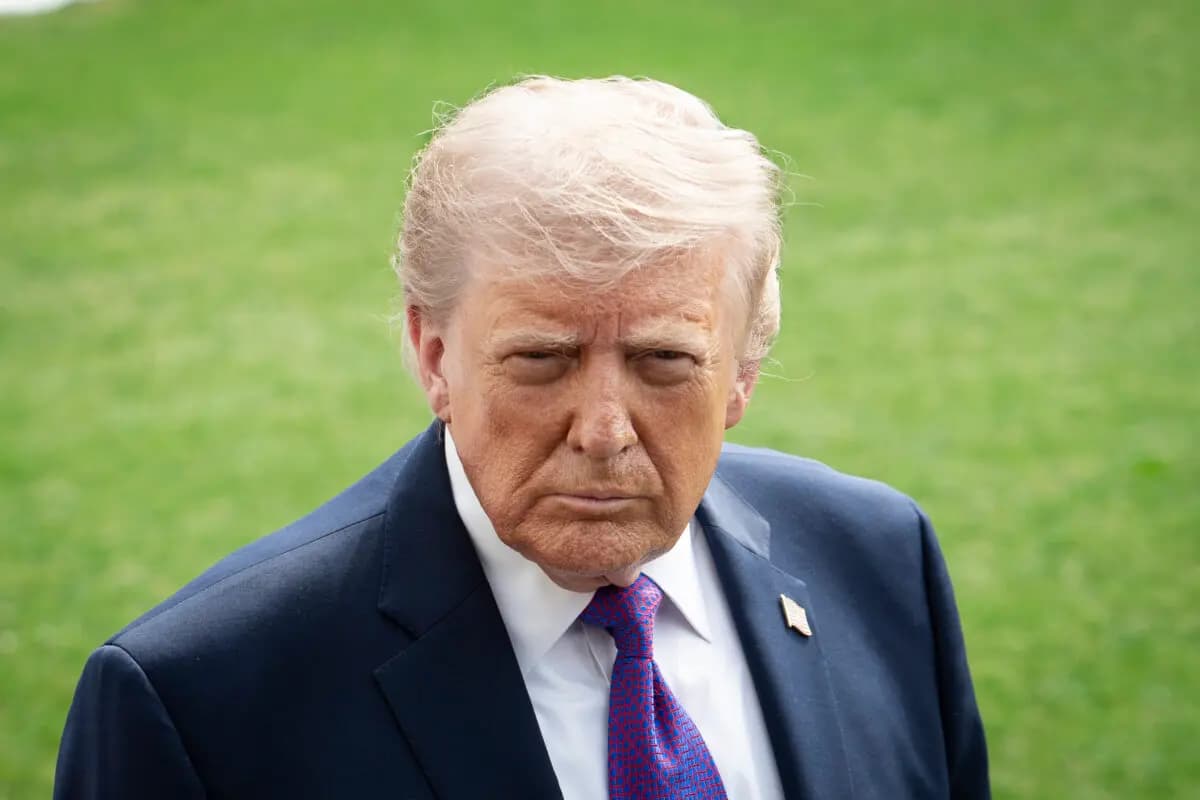 El presidente Trump abandona la Casa Blanca el 11 de marzo de 2026. (Madalina Kilroy/The Epoch Times)