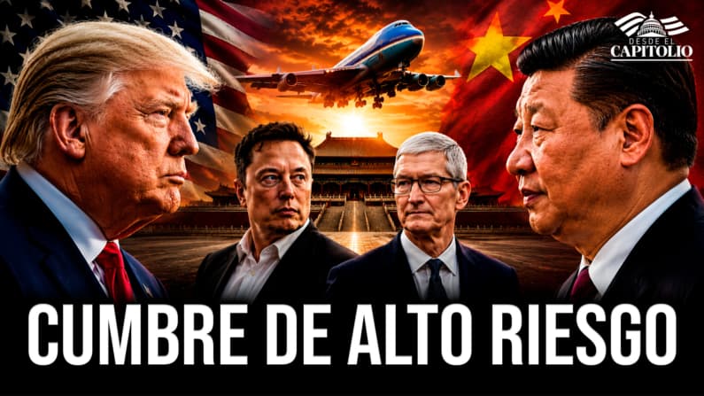 Trump llega a China con Elon Musk y otros gigantes empresariales