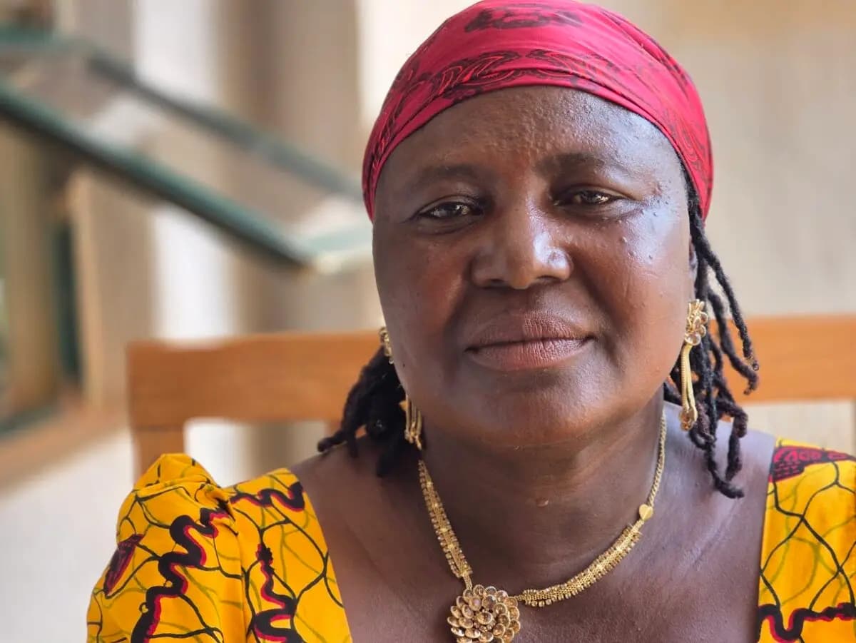 Deborah Phillip, una matrona que cuidaba a estudiantes en un internado, fue secuestrada junto con los estudiantes y retenida durante cuatro meses antes de ser finalmente liberada para pedir un rescate, lo que paralizó económicamente a su familia, en el estado de Kaduna, Nigeria, el 7 de mayo de 2026. (Cortesía de Antonio Graceffo)