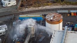 Se eliminó riesgo de explosión catastrófica en tanque de productos químicos en California: autoridades