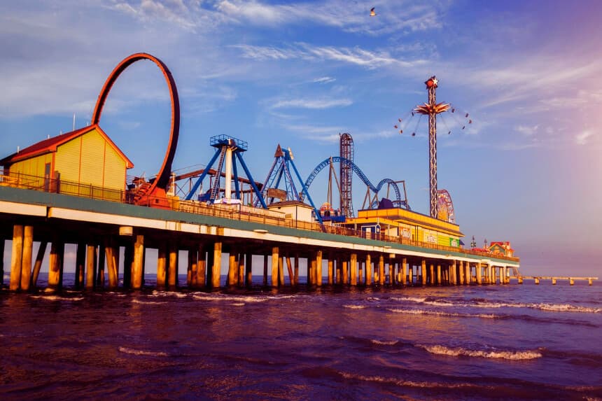Muelle de la Isla de Galveston, TX. (ITrace Hudson/ Pexels)