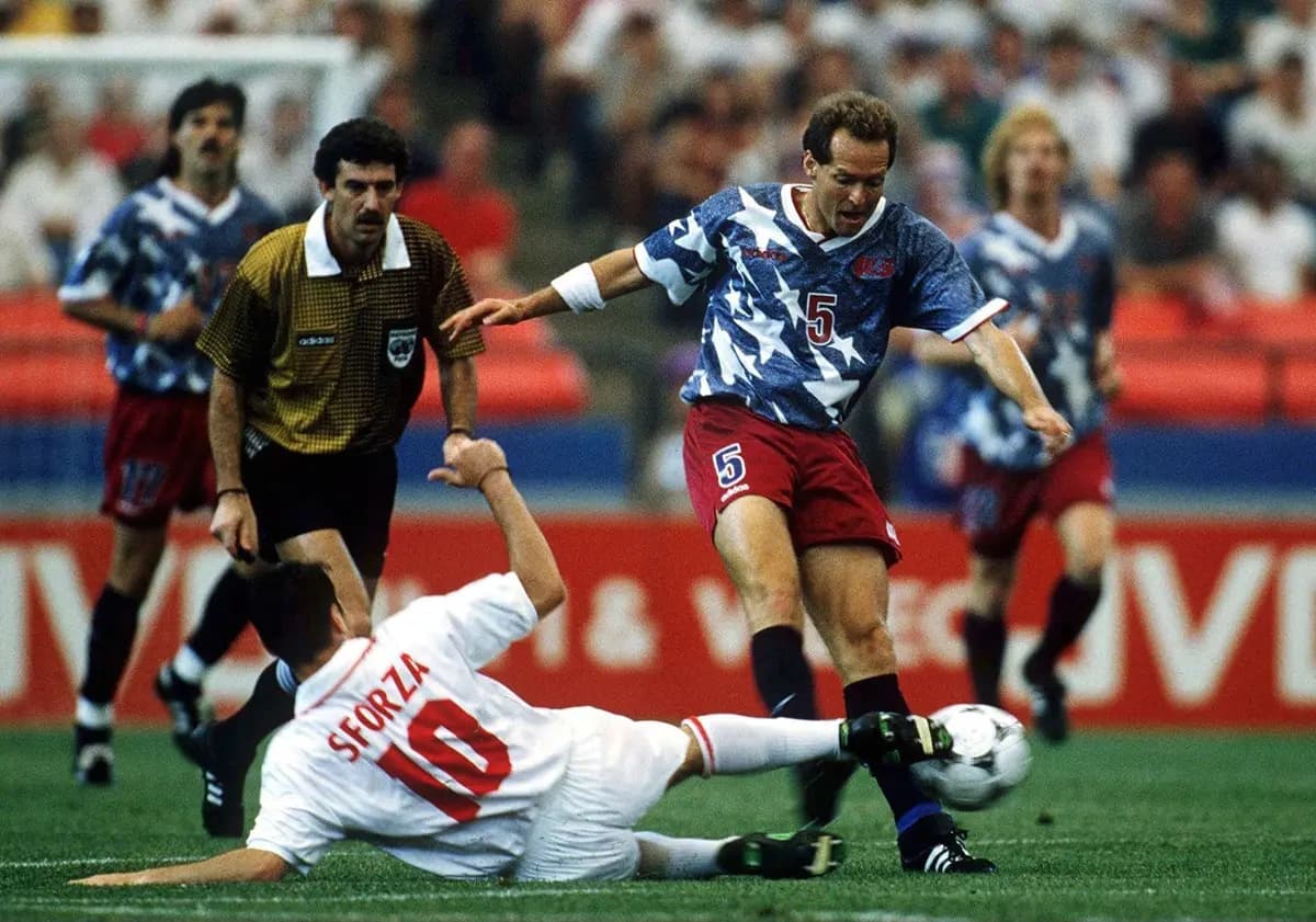 <em>Copa del Mundo 1994 Detroit, EE. UU. - SUI 1:1 (Lutz Bongarts/Bongarts/Getty Images)</em>