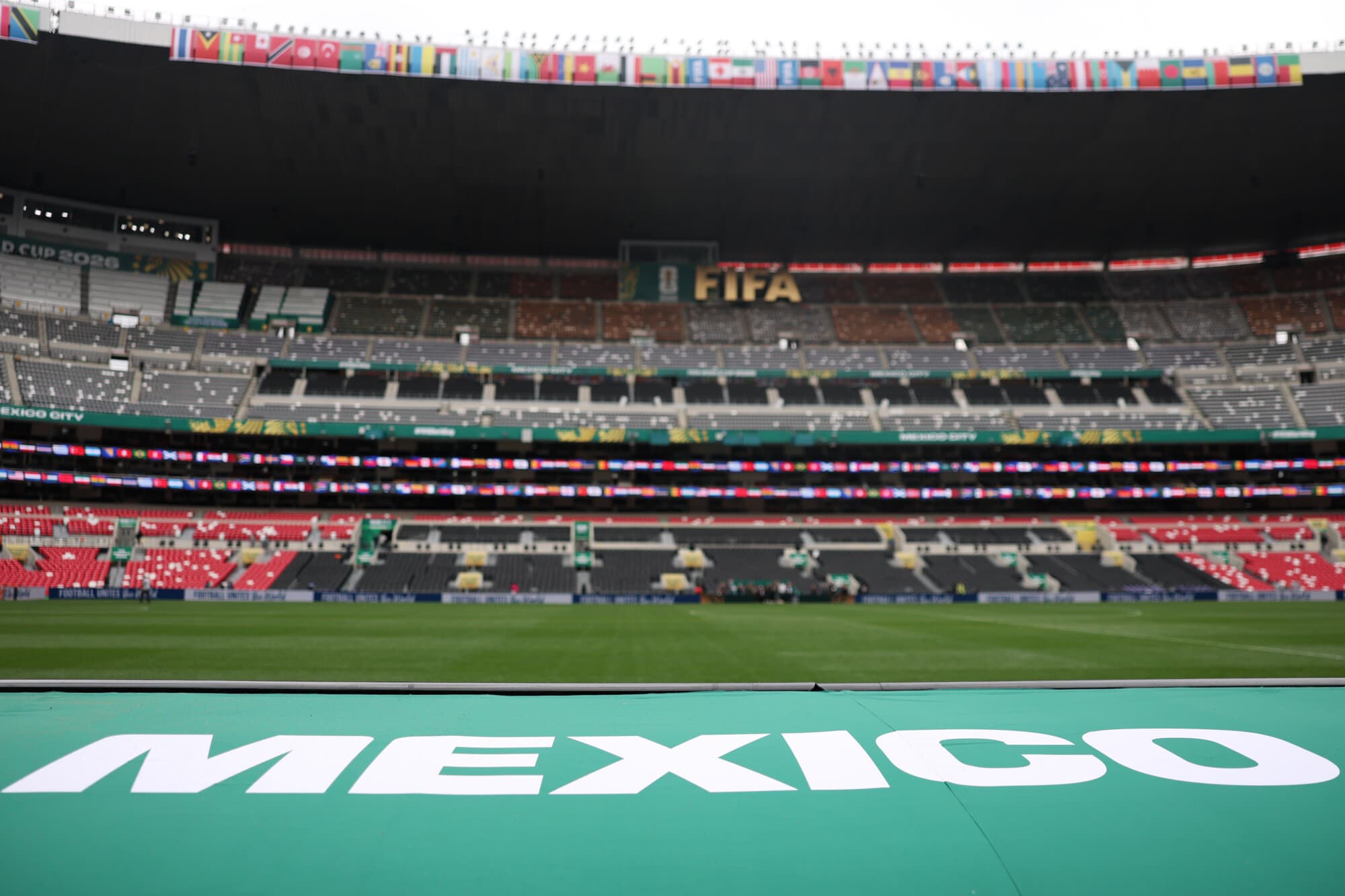 Vista general del interior del Estadio de la Ciudad de México el 10 de junio de 2026 en la Ciudad de México, México. (Carl Recine/Getty Images)