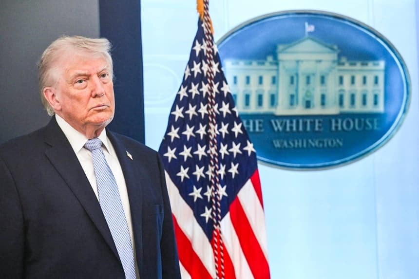 El presidente Donald Trump en Washington, el 6 de abril de 2026. (Saul Loeb/AFP vía Getty Images)
