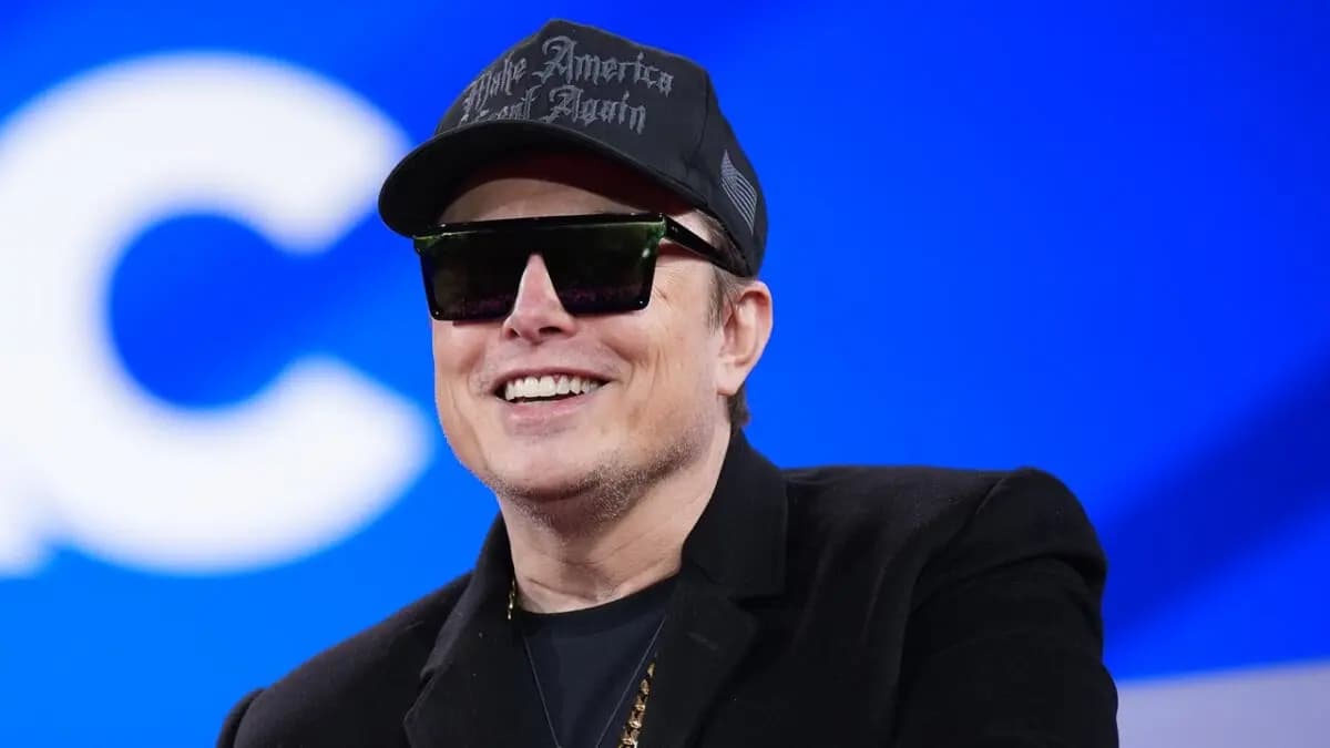 Elon Musk habla en la Conferencia de Acción Política Conservadora (CPAC) en el Gaylord National Resort Hotel and Convention Center de Oxon Hill, Maryland, el 20 de febrero de 2025. (Andrew Harnik/Getty Images)