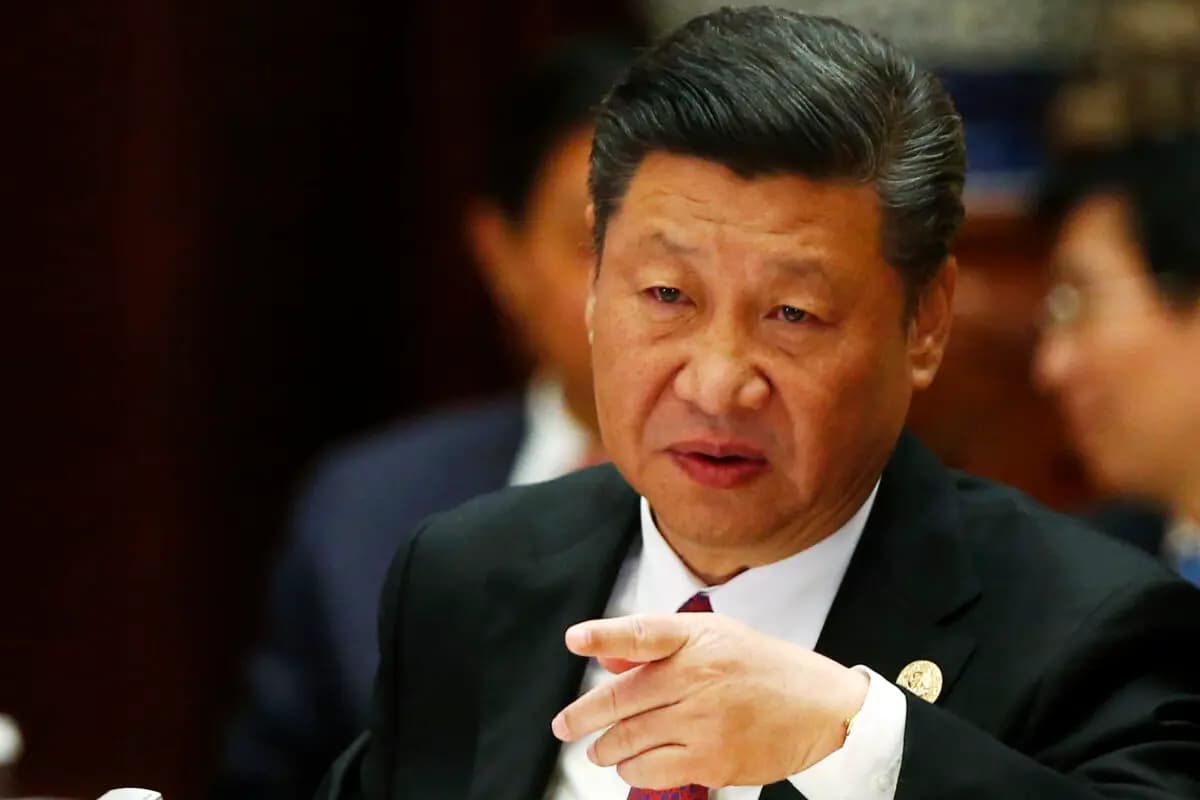 <em>El líder chino Xi Jinping asiste a una cumbre en el Foro de la Franja y la Ruta en Beijing el 15 de mayo de 2017. (Thomas Peter - Pool/Getty Images).</em>
