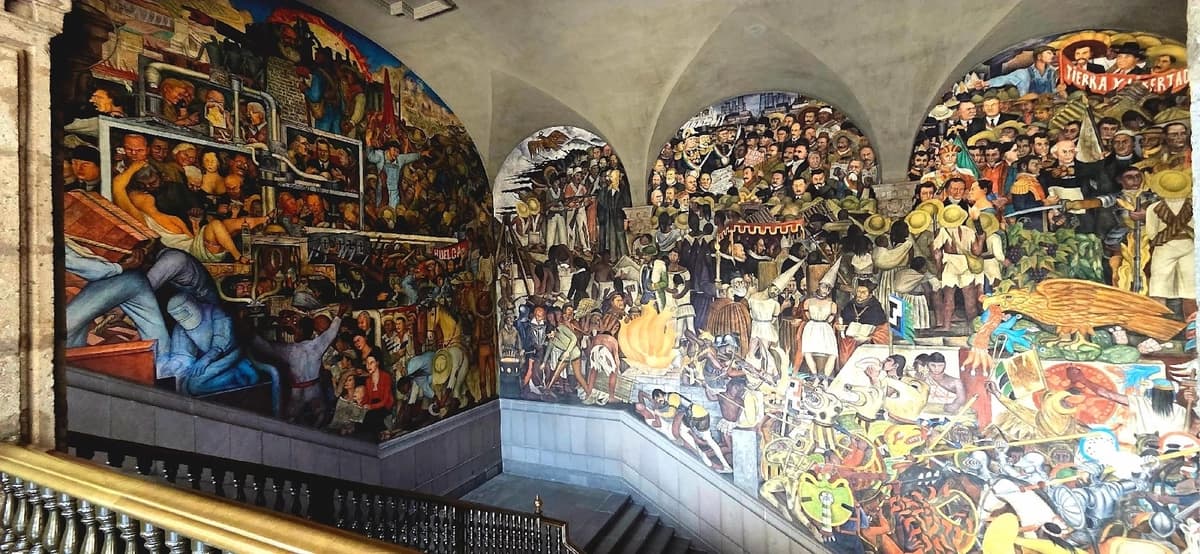 Los revolucionarios frescos de Rivera son la Capilla Sixtina de la Ciudad de México
