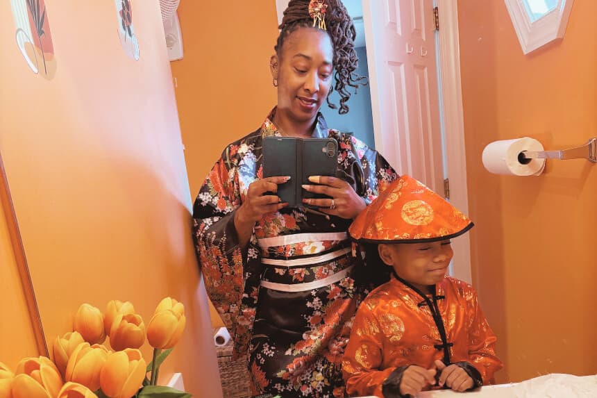 LaTaisha Johnson y King Overton en una foto de archivo. (Crédito: GoFundMe)