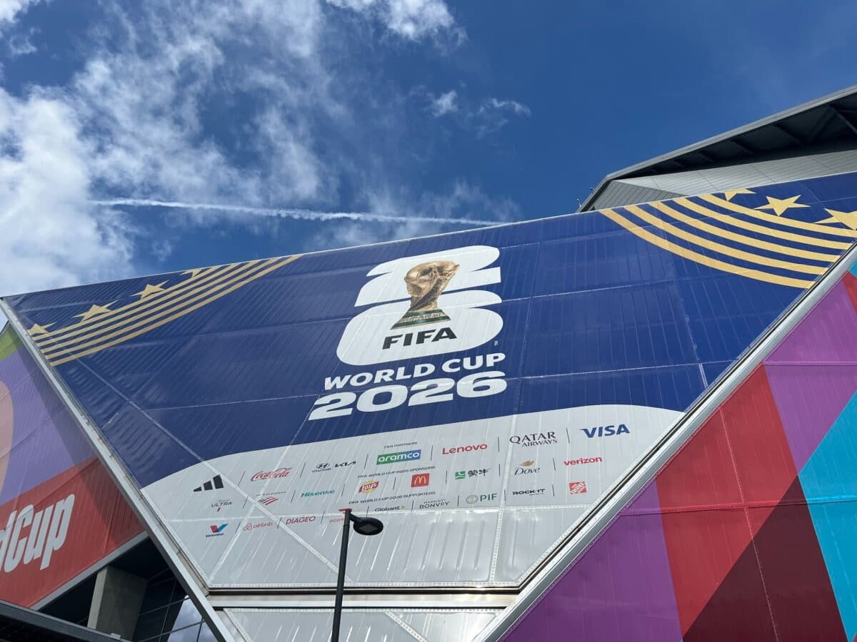 El estadio de Atlanta tenía el techo en uso y el aire acondicionado funcionando durante el partido de la Copa Mundial de la FIFA 2026 entre la República Checa y Sudáfrica el 18 de junio de 2026. (Jacki Thrapp/The Epoch Times).