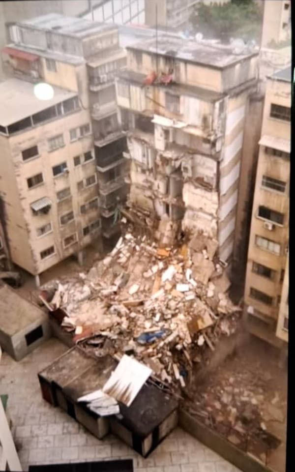 Edifico colapsado tras los sismos del 24 de junio del 2026 en Caracas, Venezuela. (Cortesía)