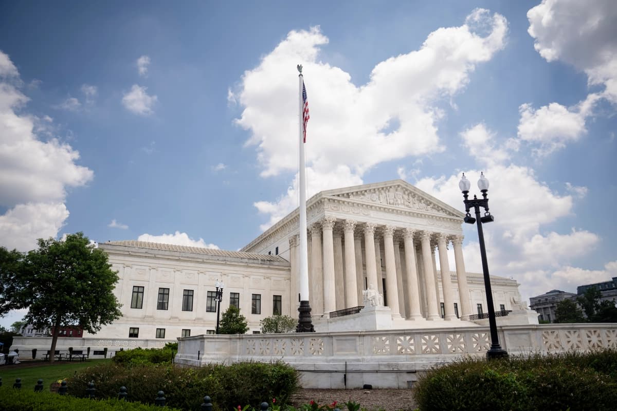 La Corte Suprema en Washington, el 29 de junio de 2026. (Madalina Kilroy/The Epoch Times)