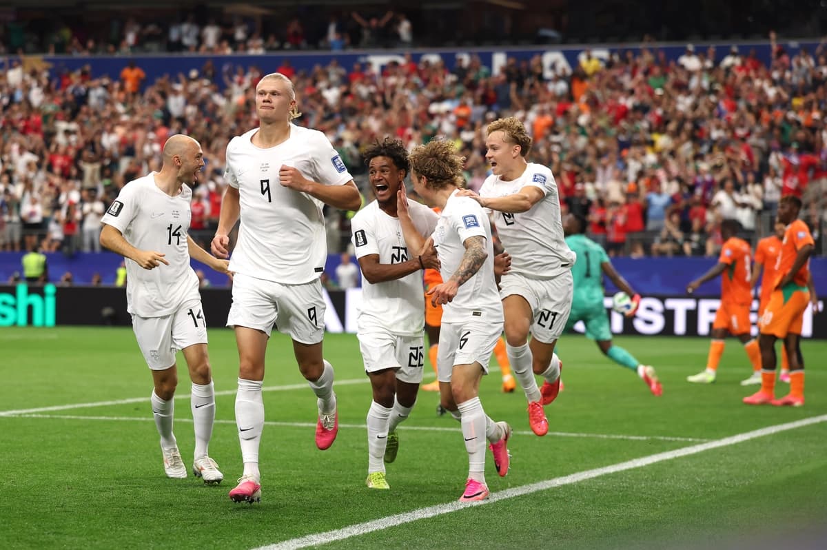 Noruega sella dramática victoria 2-1 ante Costa de Marfil con gol de Haaland