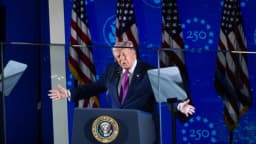 Trump se dirigirá a la multitud el 4 de julio antes de un espectáculo de fuegos artificiales sin precedentes
