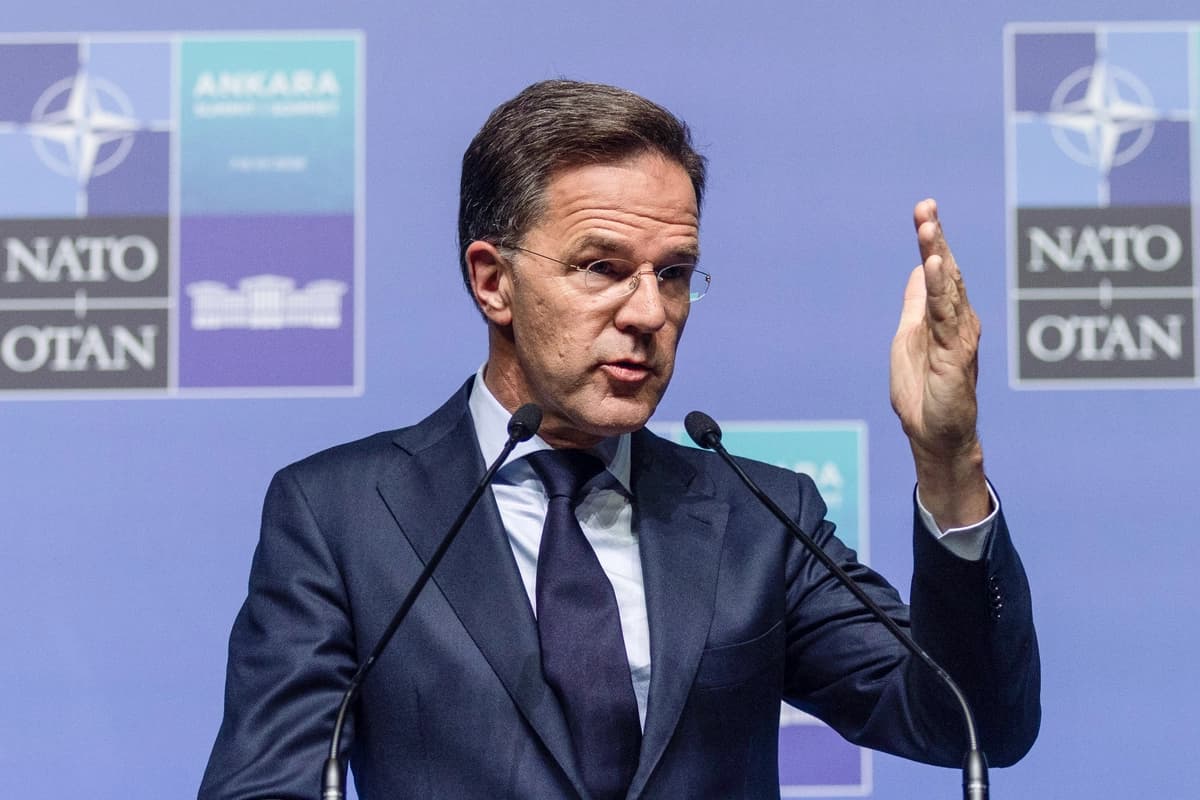 El secretario general de la OTAN, Mark Rutte, en Ankara, Turquía, el 6 de julio de 2026. (Burak Kara / Getty Images).