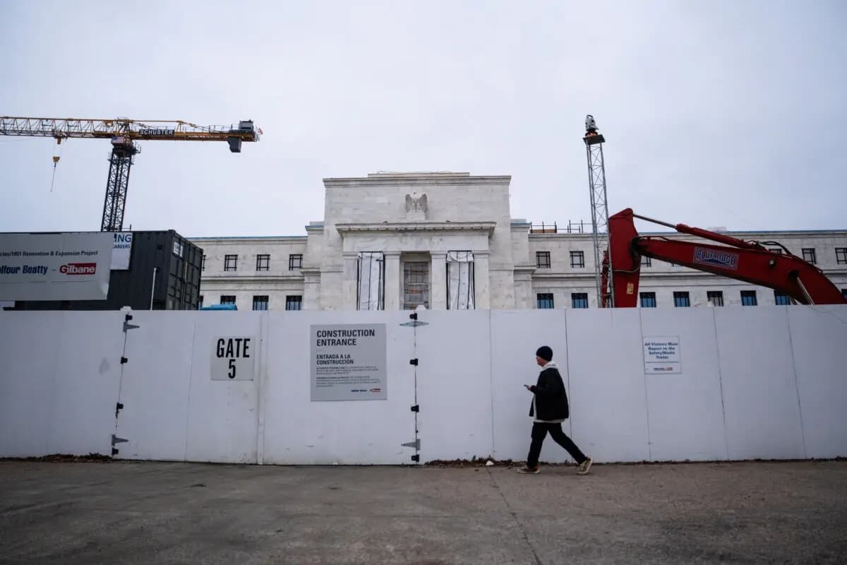 La Reserva Federal en Washington, el 6 de enero de 2026. (Madalina Kilroy/The Epoch Times)
