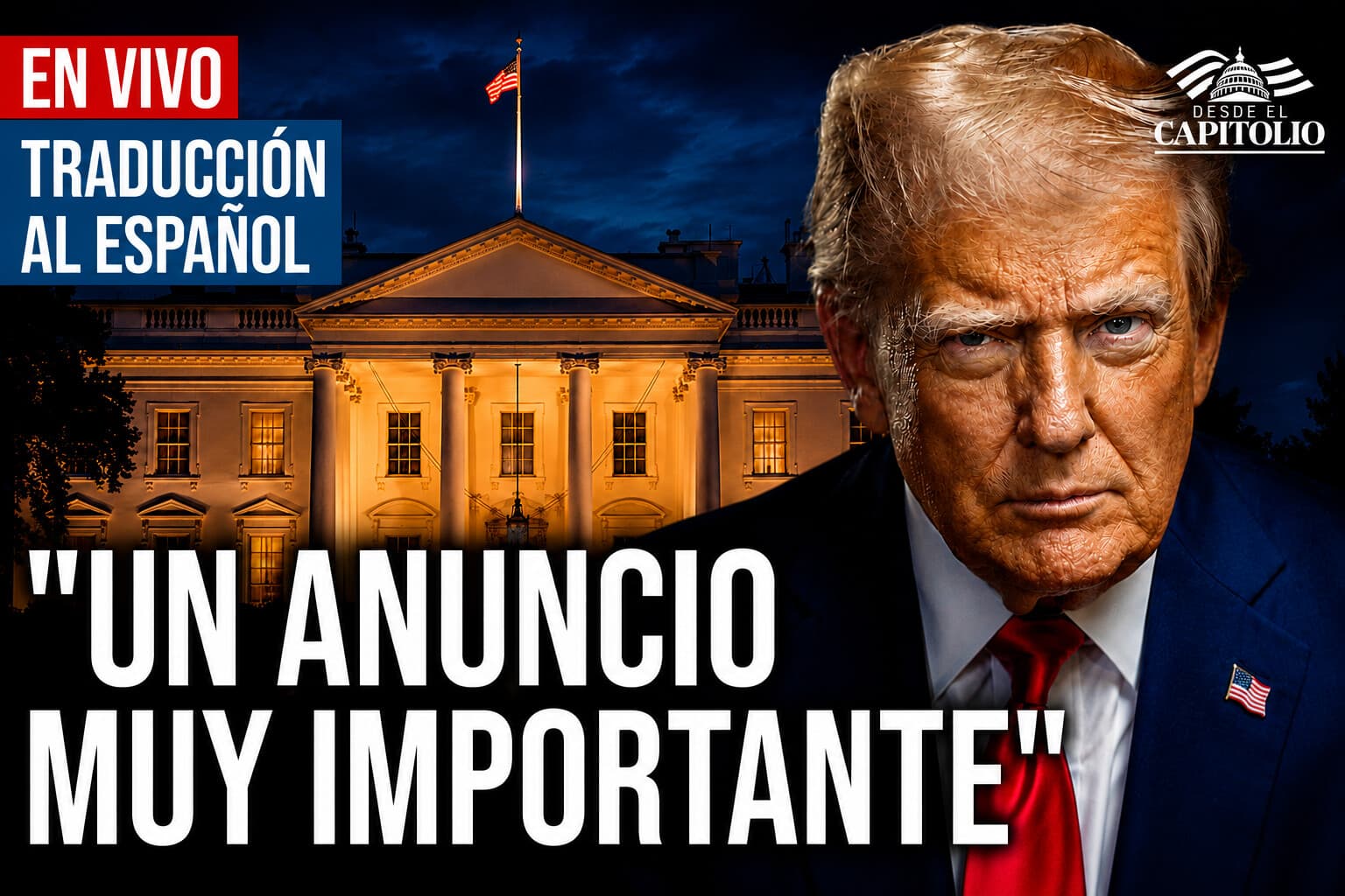 Trump pronuncia discurso sobre las elecciones