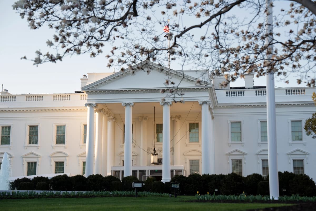 La Casa Blanca, 20 de marzo de 2026. (Madalina Kilroy/The Epoch Times).
