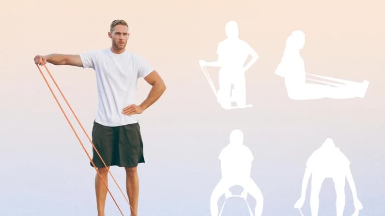 12 ejercicios con banda elástica para fortalecer la parte inferior del cuerpo