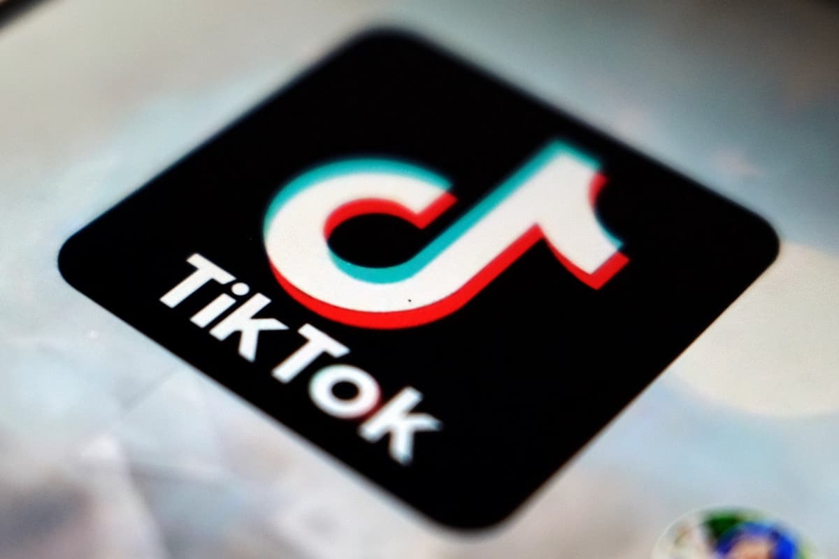 El logotipo de TikTok en Tokio el 28 de septiembre de 2020. (Kiichiro Sato/AP Photo)