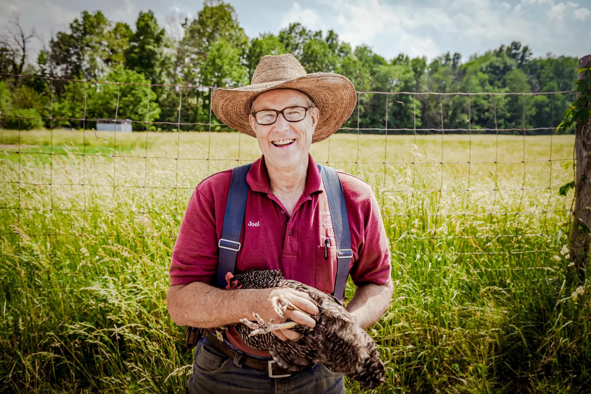 Joel Salatin, propietario de Polyface Farm, es un ferviente defensor de la agricultura en armonía con la naturaleza. (Cortesía de Polyface Farm).